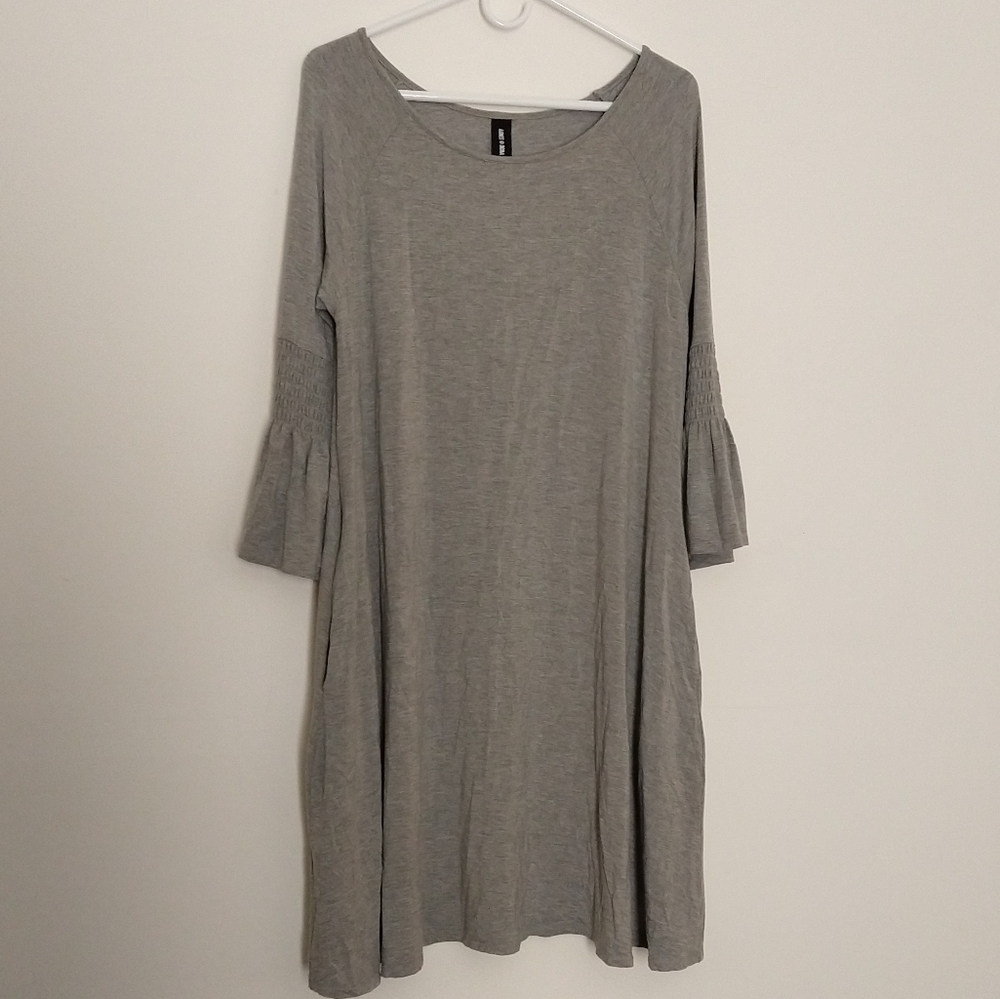 Agnes & Dora Gray Walker Dress w/pockets